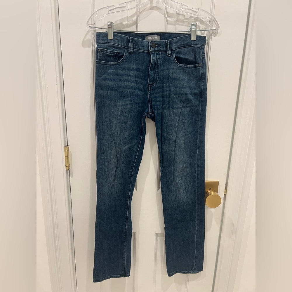DL1961 Hawke Boys Size 16 Skinny Jeans Blue Stretch Denim Dark Wash